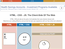 Tablet Screenshot of html-css-js.com